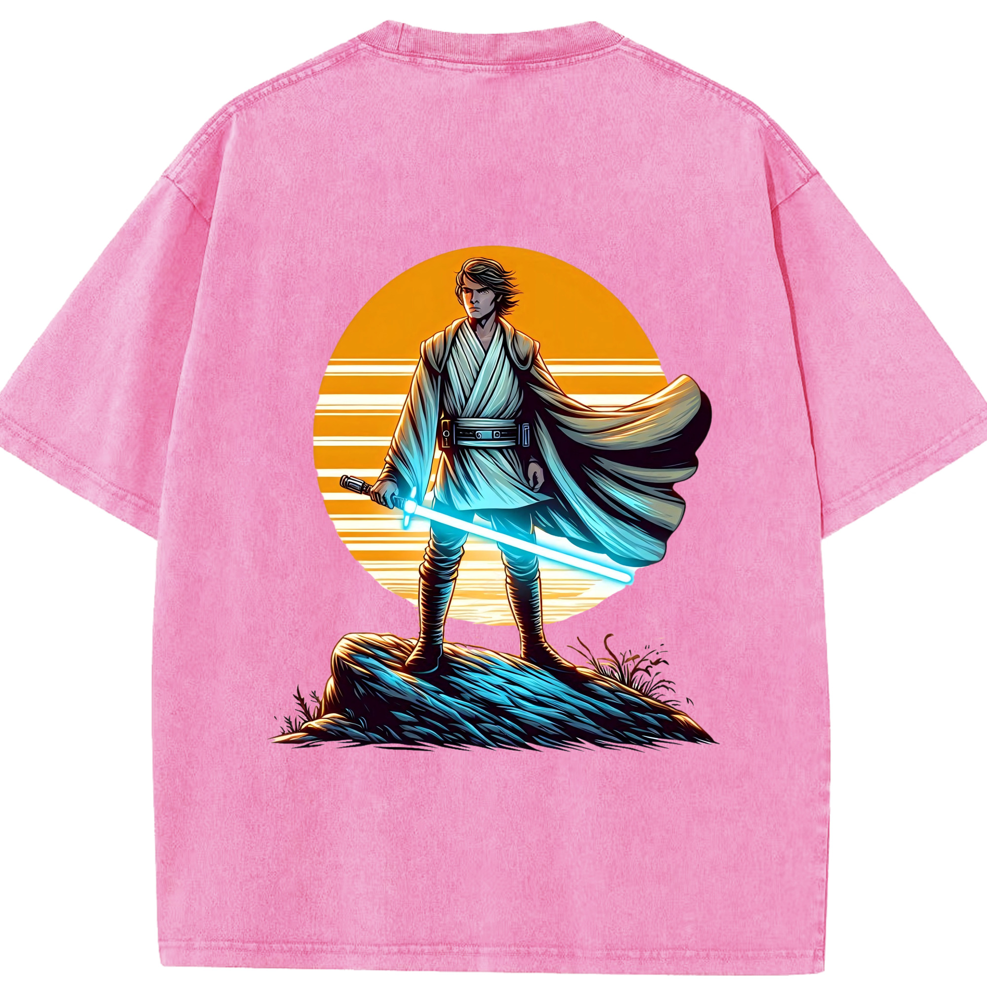 （画像用） スター・ウォーズ Star Wars 綿100% ヴィンテージ風 半袖Tシャツ（背面プリント）